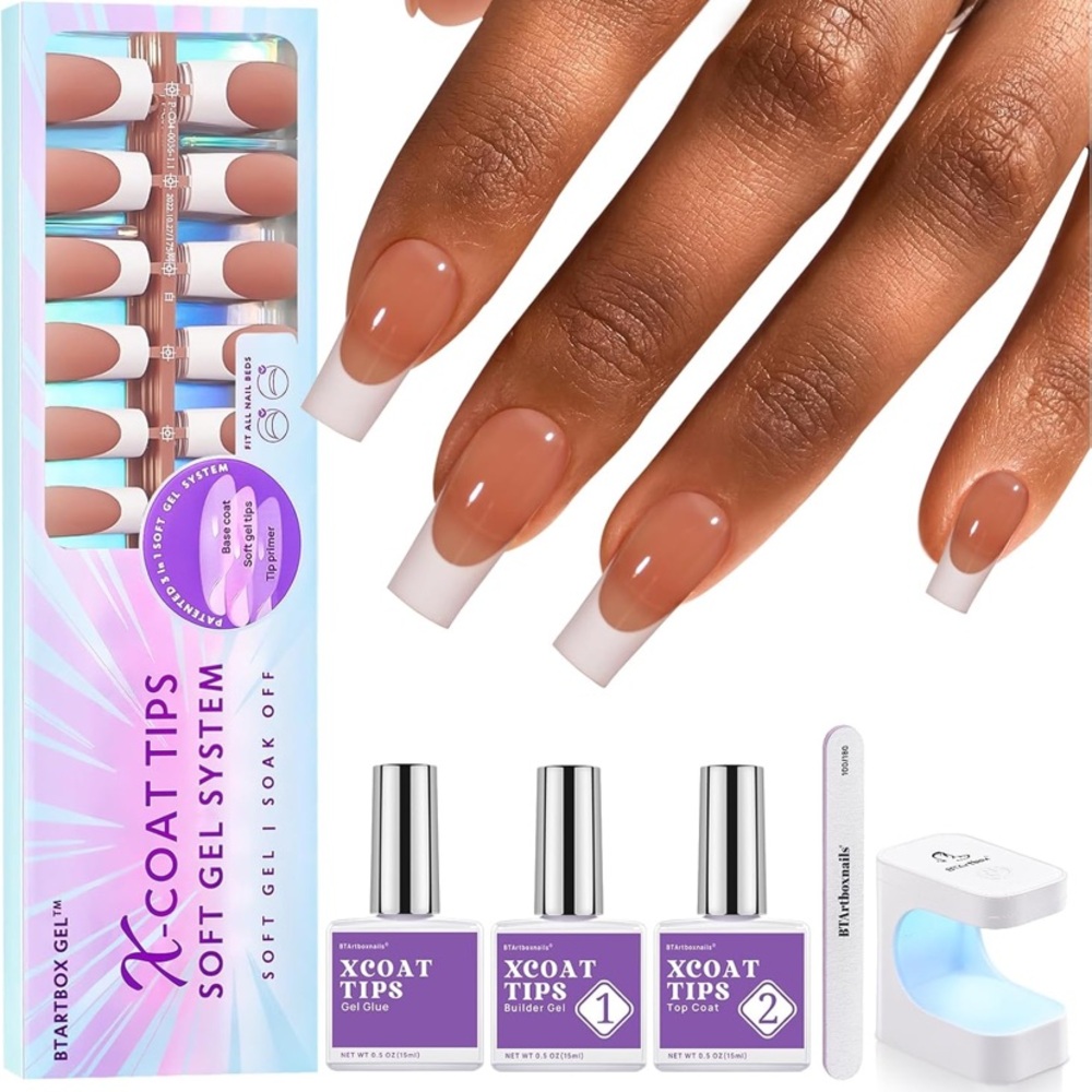 Tips Soft Gel System - French manicure
